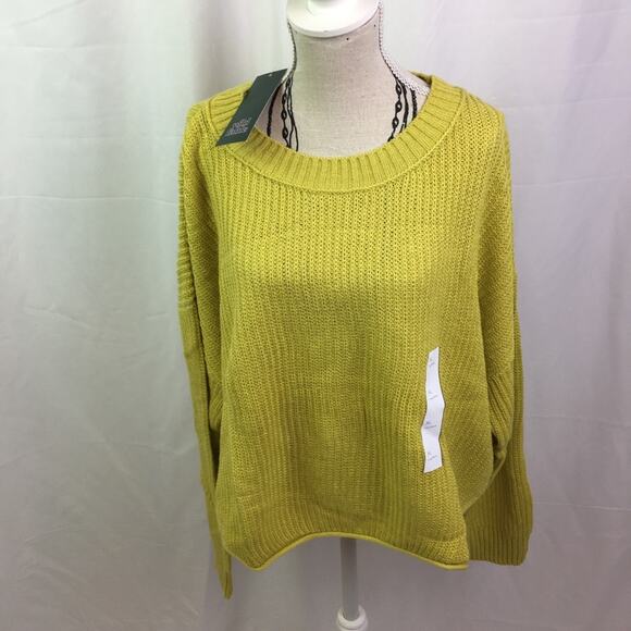 Wild Fable Knit Sweater Gold XL - Picture 6 of 14